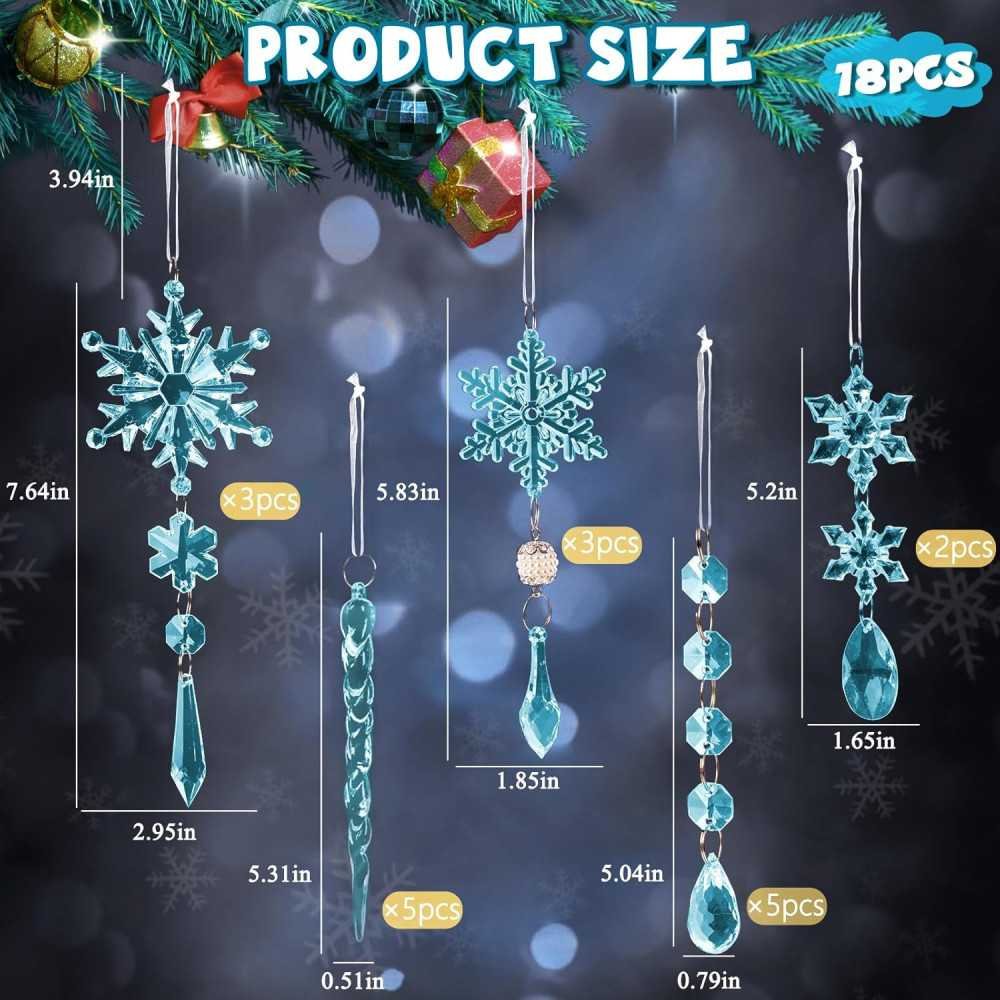 18ct Crystal Christmas Ornaments | TekChoice Electronics