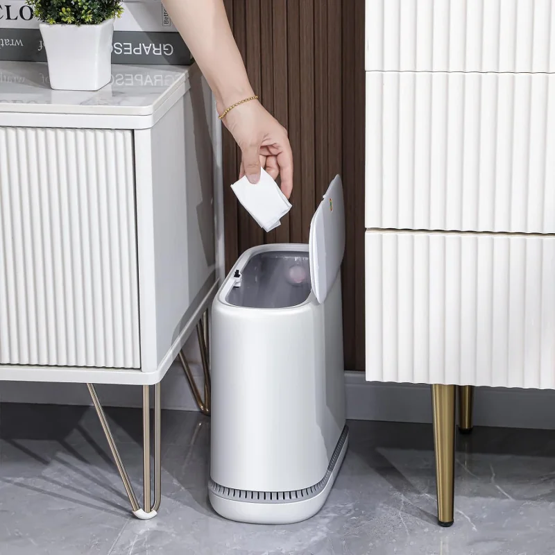 Automatic Small Bathroom Garbage Can