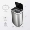 13 Gallon Automatic Touchless Motion Sensor Oval Trash Can