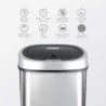 11 Gallon 42L Automatic Touchless Infrared Motion Sensor Trash Can