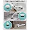 (2024) Electric Spin Scrubber: Full-Body IPX7 Waterproof Bathroom Scrubber, Dual Speed, USB-C Charging and Retractable Handle
