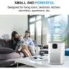 H13 HEPA Air purifiers w/ 360°Air Intake, 3 Fan Speeds, 3-Stage Filtration