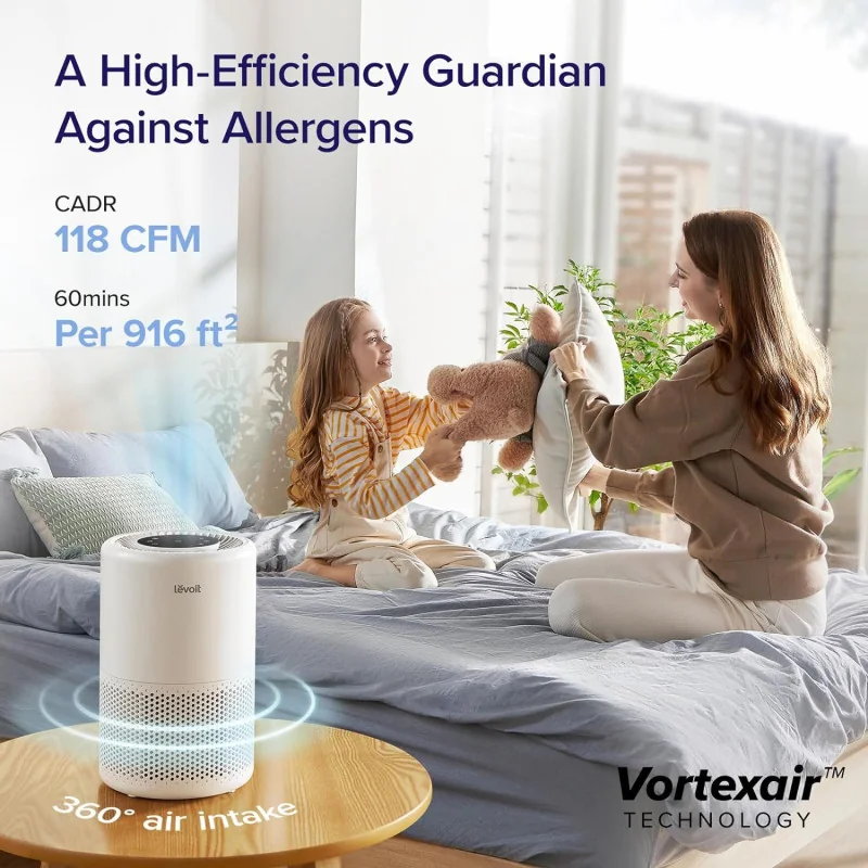 LEVOIT Air Purifiers w/ High-Performance Activated Carbon Filter