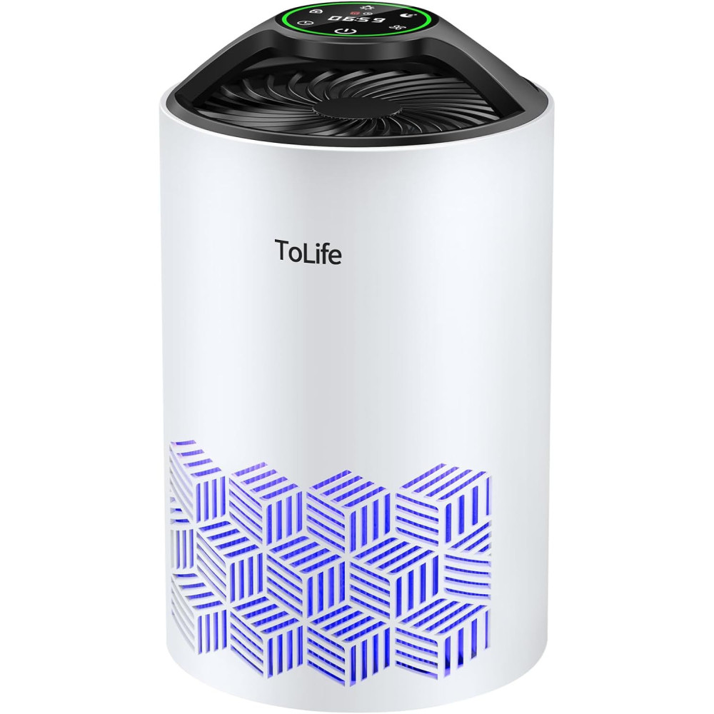 Tolife HEPA Air Purifiers Perfect for Pets Allergies and Virus Air Purification