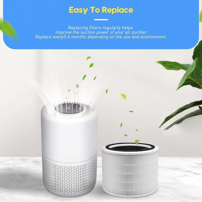 LEVOIT Core 200S Smart WiFi Air Purifier Filter w/ Core 200S Replacement Filter