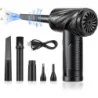 Powerful 91000rpm Compressed Electric Air Duster Equipped w/ Led Light