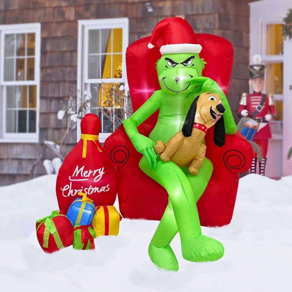 6 FT Christmas Inflatable with Built-in LED Lights | TekChoice Electronics