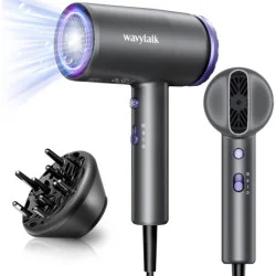 Slopehill 1800W Professional Ionic Hairdryer: Equipped w/ 3 magnetic attachments