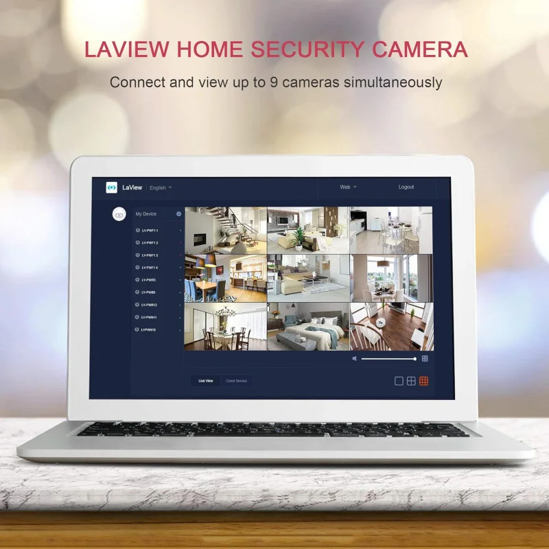 4MP 2K Cameras for Indoor Home Security