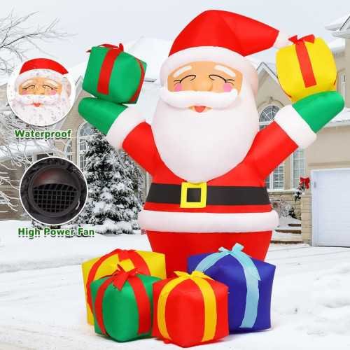 6 FT Smiling Santa Inflatable