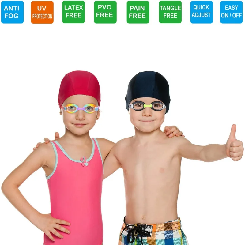 Kids Swim Goggles - For Ages 2-6