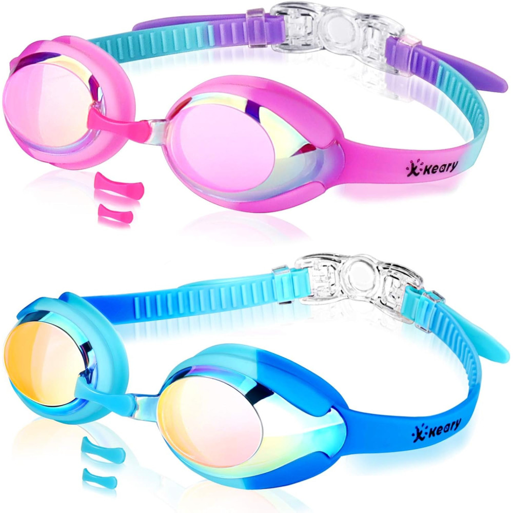 Keary Kids Swim Goggles - Toddler, Kids, and  Youth (Ages 3-12)
