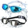 Bundle of 2 High-Quality Swim Goggles for All Ages