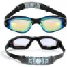 Swimming Goggles for Adults - Set of 2, Anti-Fog and Leak-Proof
