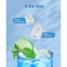Cool Convenience: Self-Cleaning Ice Maker Delivers 26.5lbs in 24H