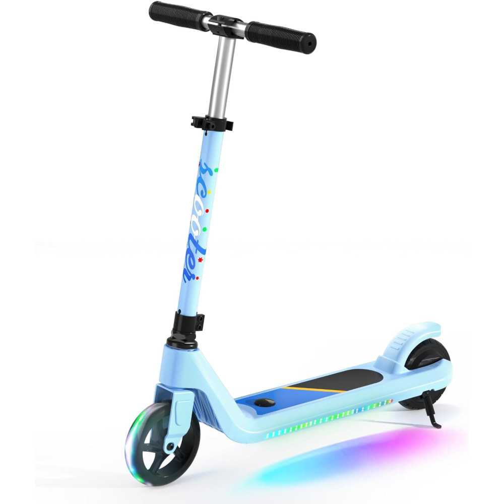 Adjustable Speed and Height Kids Scooter w/ Flash Wheel & Deck Lights