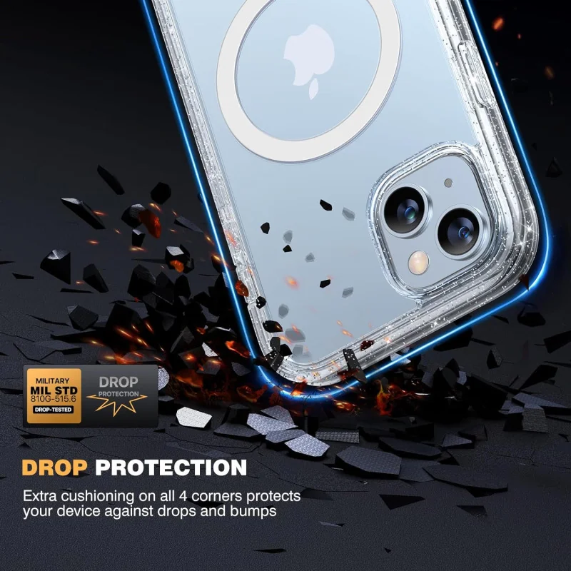 iPhone 15 / Plus Case - Full Body Rugged Protection w/ Touch Sensitive Screen & Camera Lens Shields