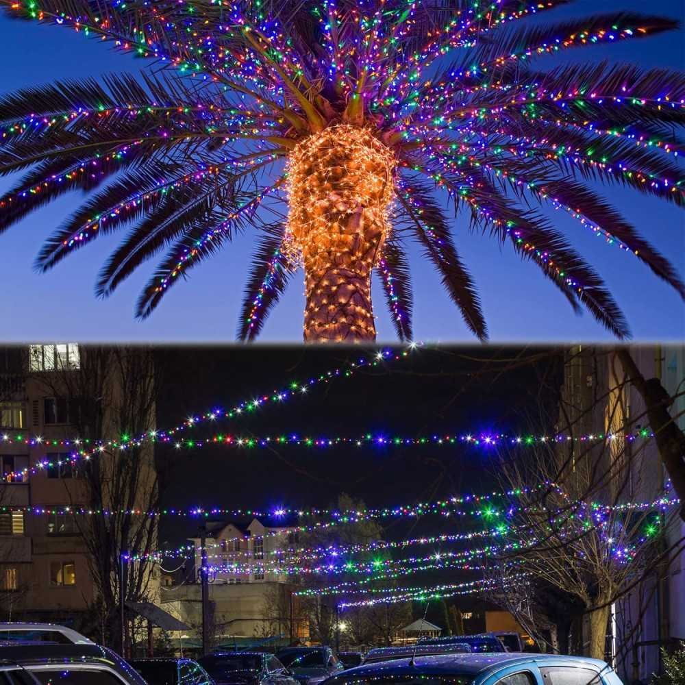 95 FT Color Changing Christmas Lights & Remote Control App | TekChoice Electronics