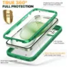 iPhone 15 / Plus Case - Full Body Rugged Protection w/ Touch Sensitive Screen & Camera Lens Shields