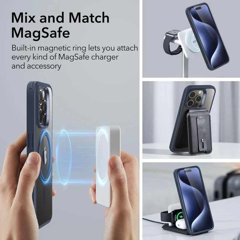 ESR Military-Grade Magnetic Phone Case for iPhone 15 / Plus / Pro / Pro Max