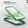 iPhone 15 / Plus Case - Full Body Rugged Protection w/ Touch Sensitive Screen & Camera Lens Shields