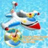 Baby Inflatable Pool Boat w/ Steering Wheel and Horn For Ages 1 - 4