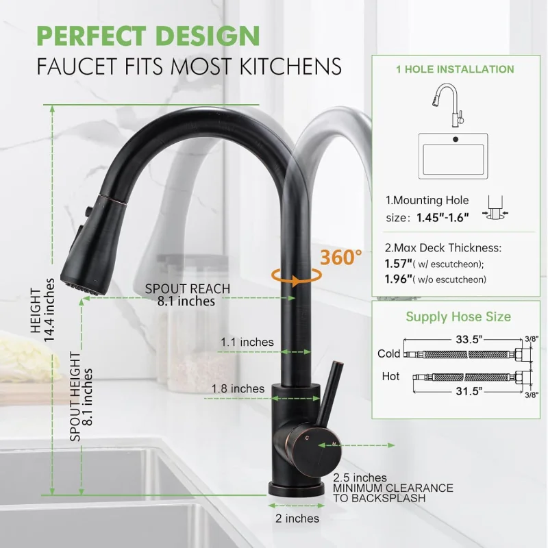 Stainless Steel Faucet and Pot Filler
