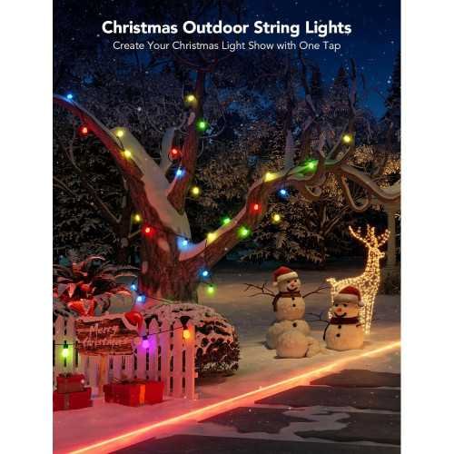 Govee H7020 Smart Outdoor String Lights