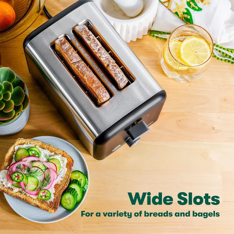 BELLA Toaster w/ Extra Wide Slots and Smart Features