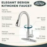 Kitchen w/ Herogo Touchless Motion Sensor Faucet