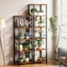 Industrial Narrow Bookcase for Every Room