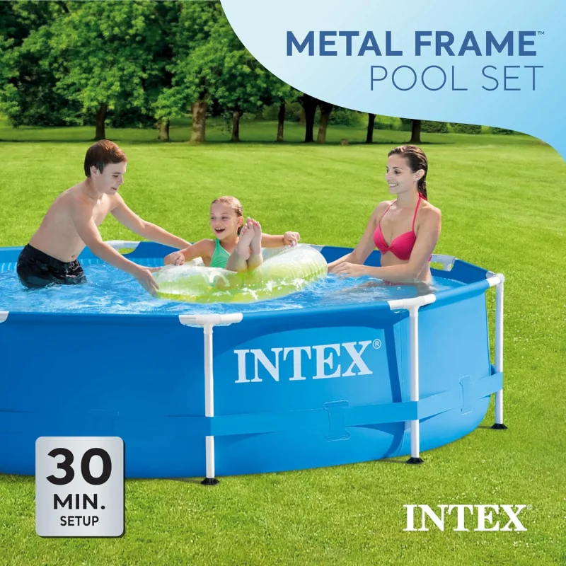 Intex Metal Frame Round Swimming Pool