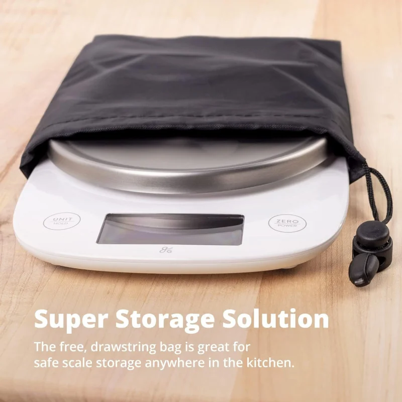 St. Louis-Designed Digital Kitchen Scale for Grams and Ounces