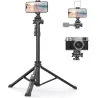 Aluminum Tripod w/ Remote and Phone Holder for Perfect Selfies and Stunning Shots