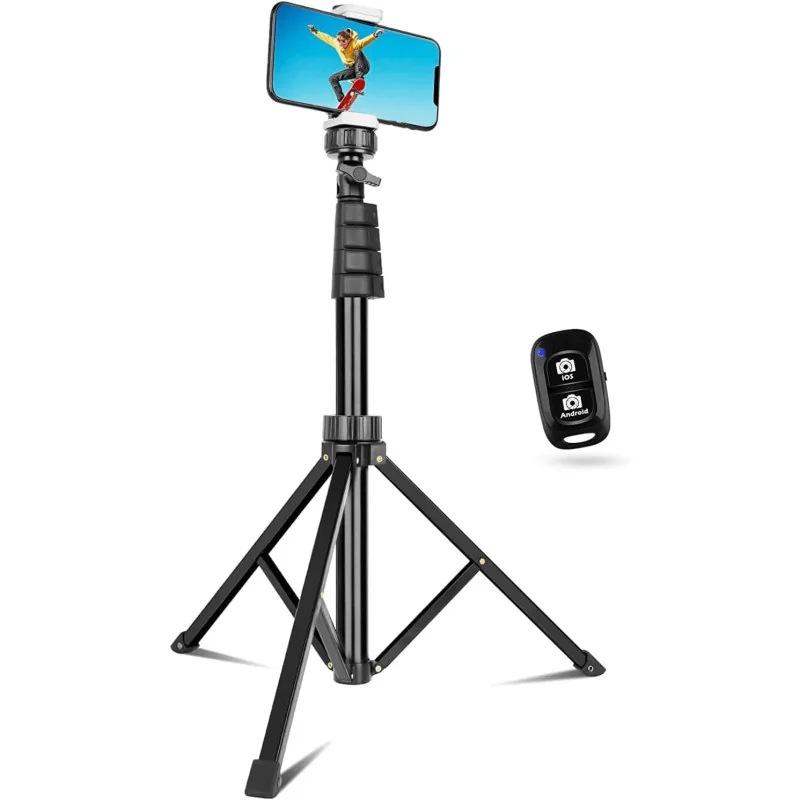 67 in iPhone Tripod Stand for Perfect Shots w/ Remote Control