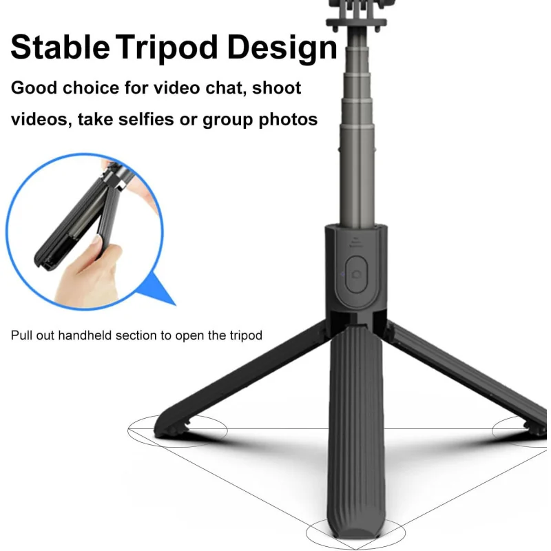 Phone Gimbal w/ 360° Rotation for Perfect Group Selfies and Live Streaming