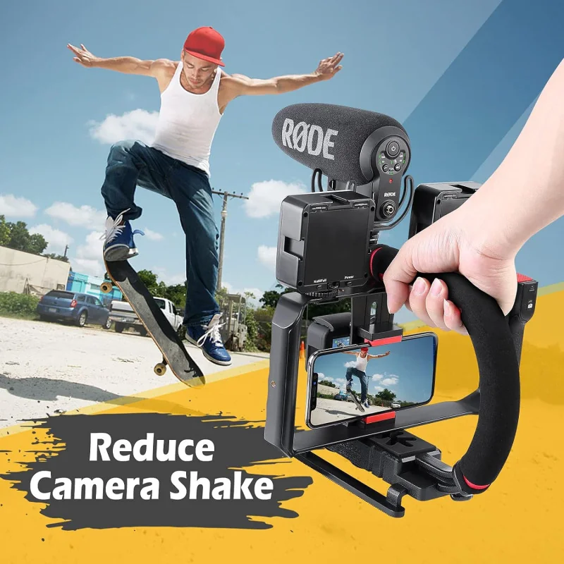 Aluminum Filmmaking Video Rig Kit for DSLR and Camcorders