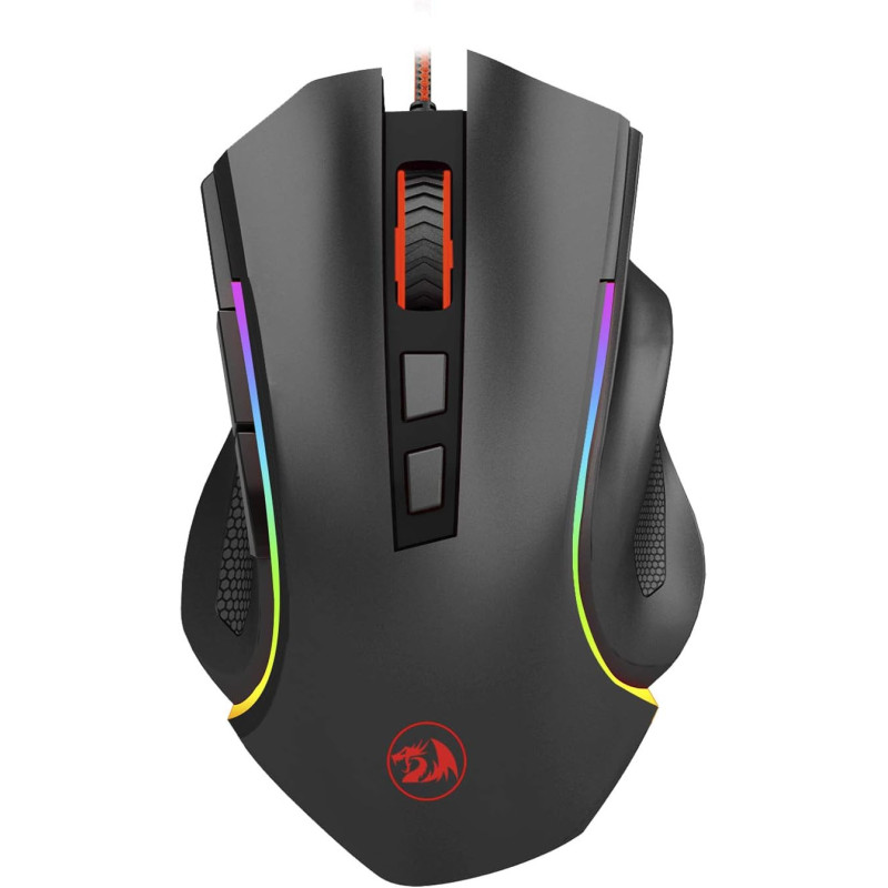 RGB Backlit Wired Gaming Mouse for Windows and Linux Users