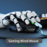 4800DPI Adjustable 6-Button Ergonomic Wired / Wireless Optical Mouse for PC and Laptop