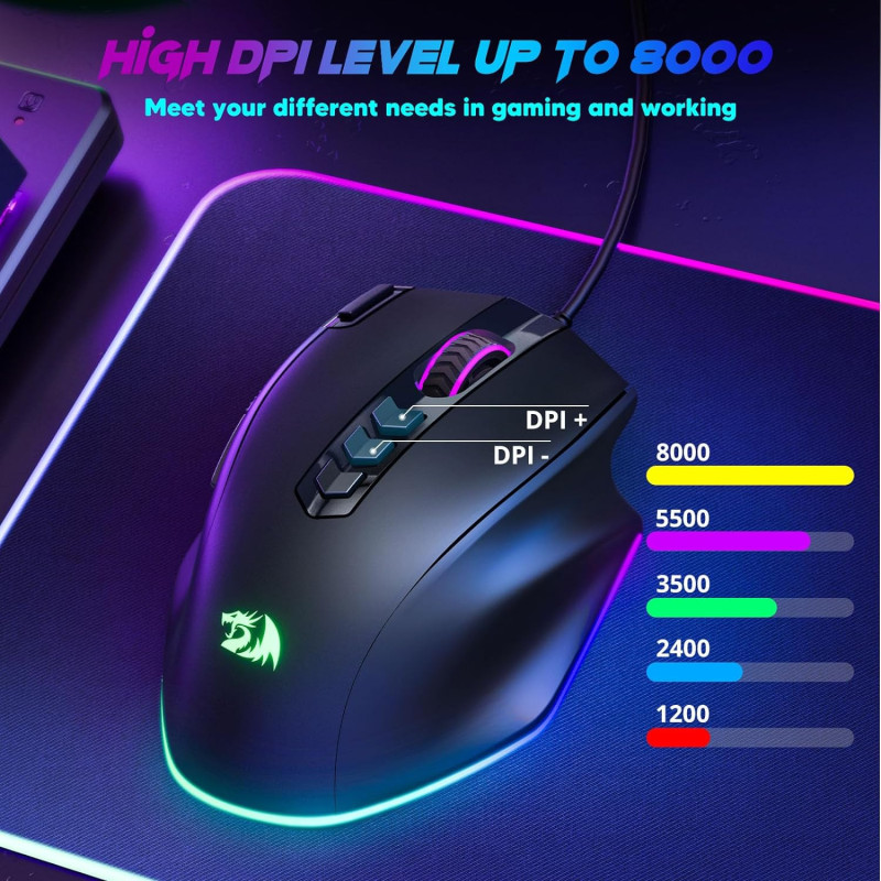 Redragon M614 Wired Gaming Mouse