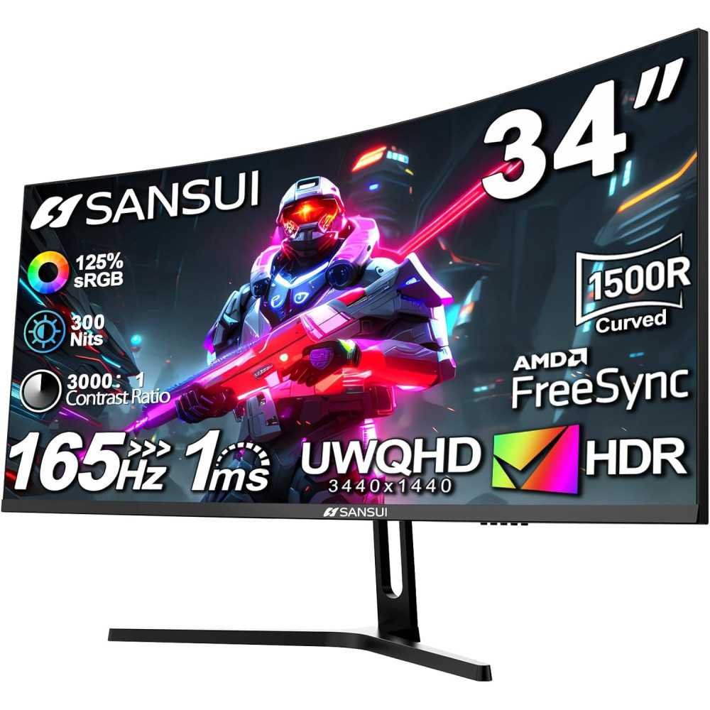 34 inch 144Hz Ultra-Wide Curved Gaming Monitor