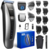 Cordless 2-in-1 Hair Trimmer w/ Turbo Motor & Versatile Blades