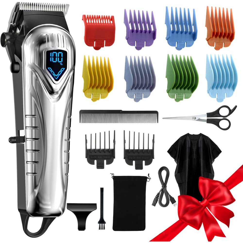 Game-Changing 5-Hour Cordless Hair Cutting Clippers Kit for Professional Results