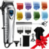 Game-Changing 5-Hour Cordless Hair Cutting Clippers Kit for Professional Results