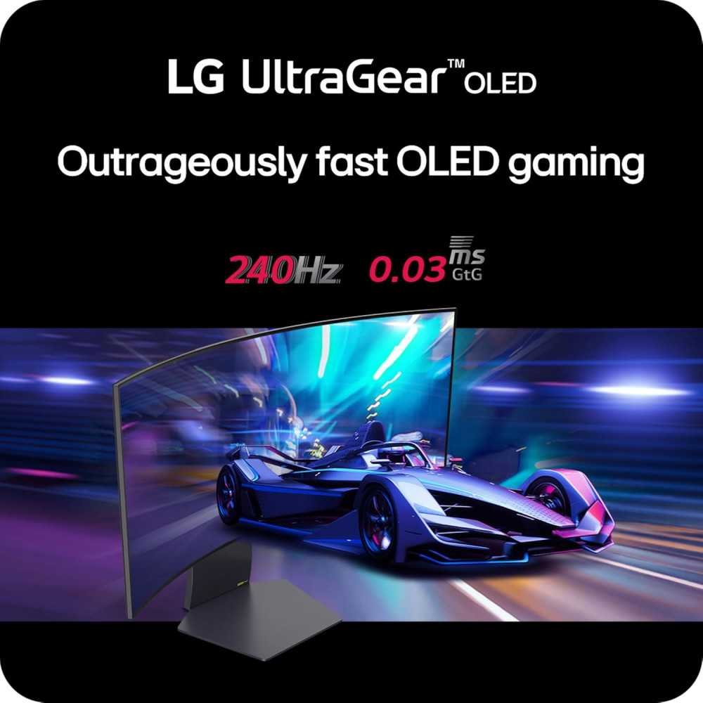 LG Ultra Wide A True Black Curved Gaming Monitor with 240Hz, FreeSync, and G-Sync Compatibility | TekChoice Electronics