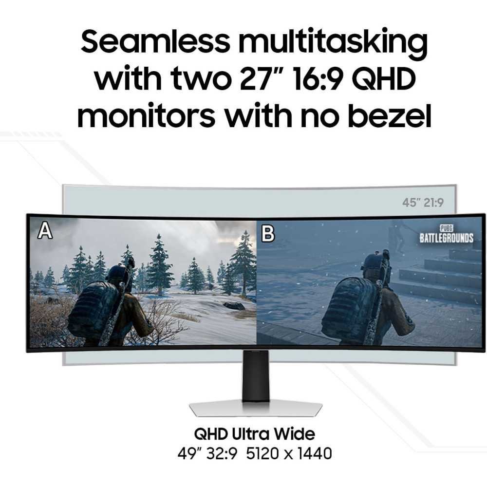 Samsung's 49 inch Ultra Wide Odyssey G93SC Series Curved Monitor