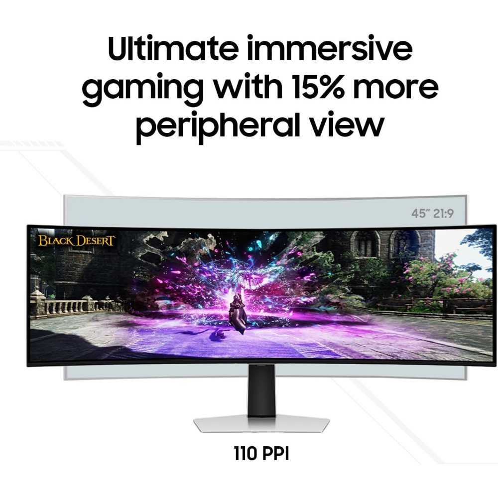 Samsung's 49 inch Ultra Wide Odyssey G93SC Series Curved Monitor