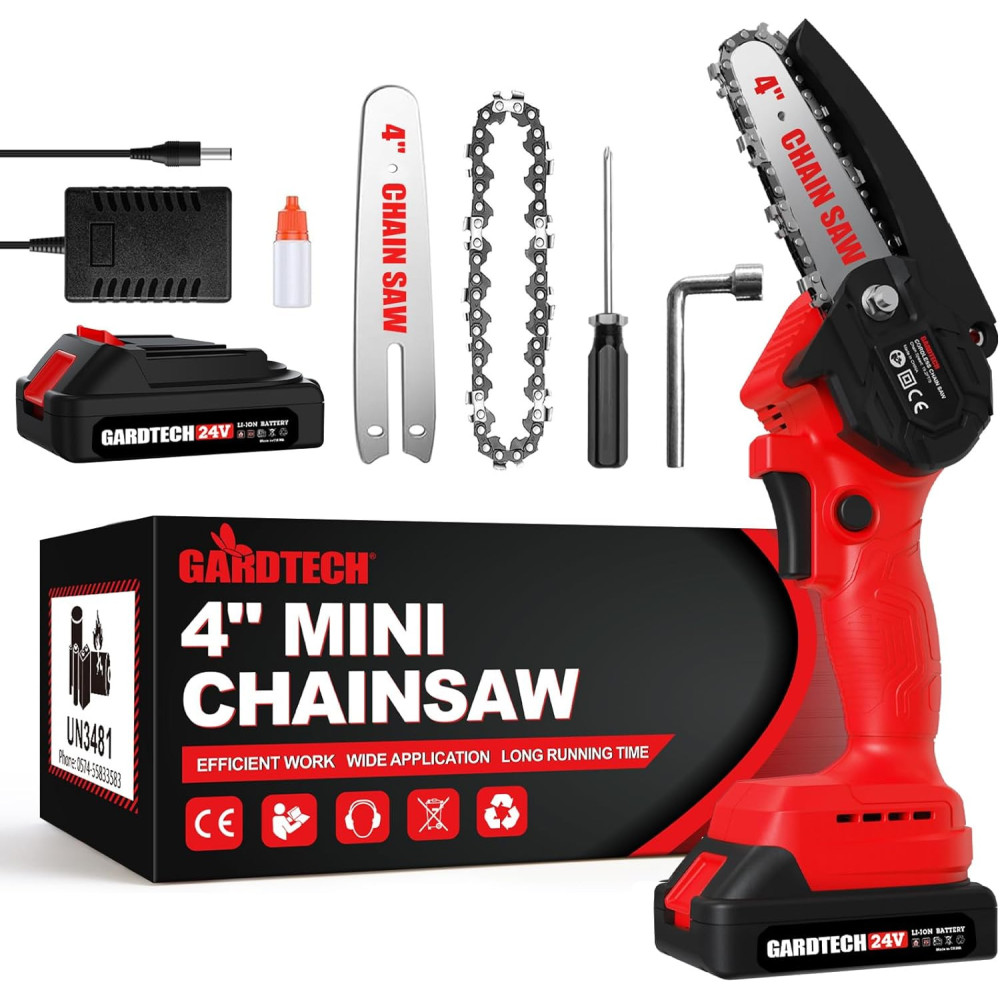 Cordless Mini Chainsaw Power for Easy DIY and Gardening Tasks