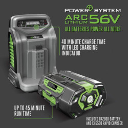 EGO Power+ LM2101 Cordless Lawn Mower w/ 5.0Ah Battery and Rapid Charger