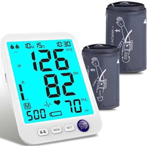 XL Blood Pressure Monitor with XL Cuff for Big Arms and Multi-User Memory Function | TekChoice Electronics